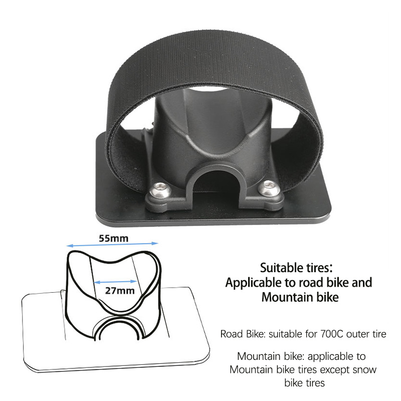 Fahrradträger-Träger für Autodach Halfter Rennrad-Vorderrad gabel-Schnell verschluss mit eitern Clip-Halterung