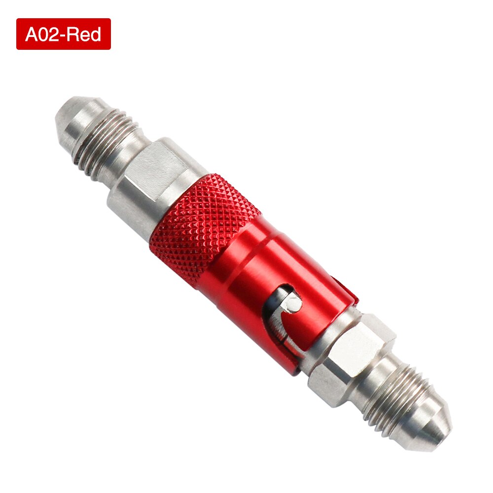 Alocnstar Aluminum AN-3 AN3 Straight Bend Brake Line Fluid Quick Release Connect Fitting Adapter Kit For Kawasaki Ninja DUCATI: A02