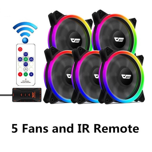 DarkFlash RGB PC Case Fan 120mm Computer Gevallen ... – Vicedeal