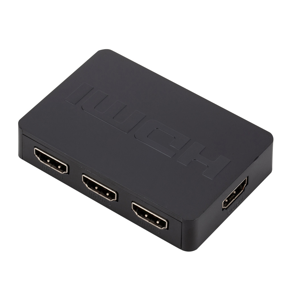 3x1 HDMI Splitter 3 Port Hub Box Auto Switch 3 In 1 Out Switcher 1080p HD 1.4 With Remote Control for HDTV XBOX360 PS3 Projector