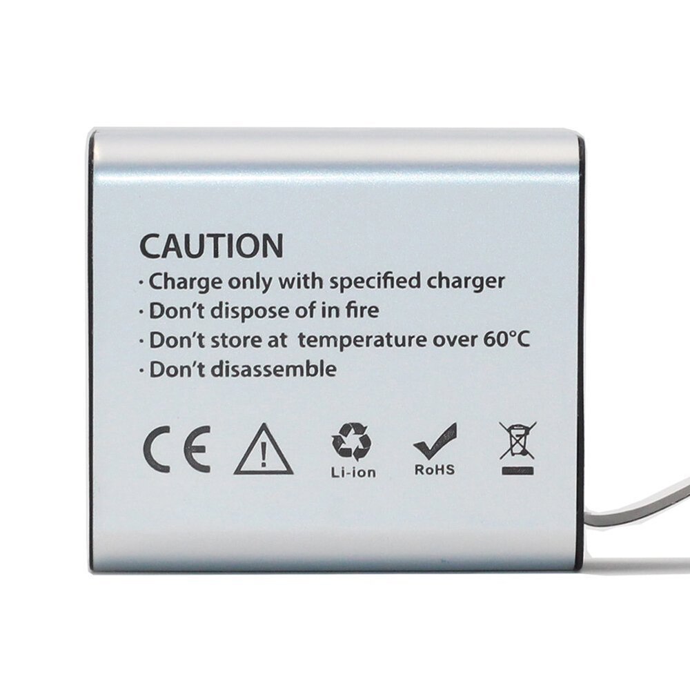 2 stk / sett 3.7v 1350 mah oppladbart li-ion batteri til  sj4000 til eken  h9 h9r h3 h3r h8 pro  h8r sj4000 sjcam  sj5000 m10 sj5000x