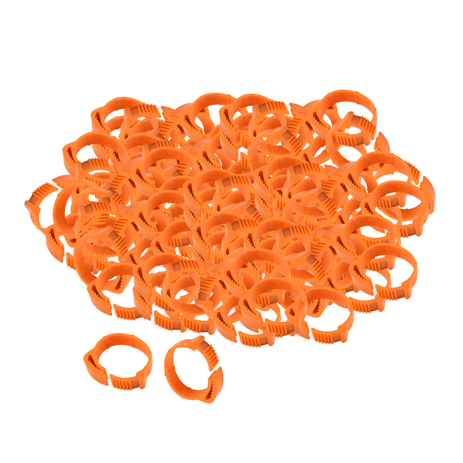 100x Kip Been Ringen 001-100 Eend Been Band Clip Identificatie Bands