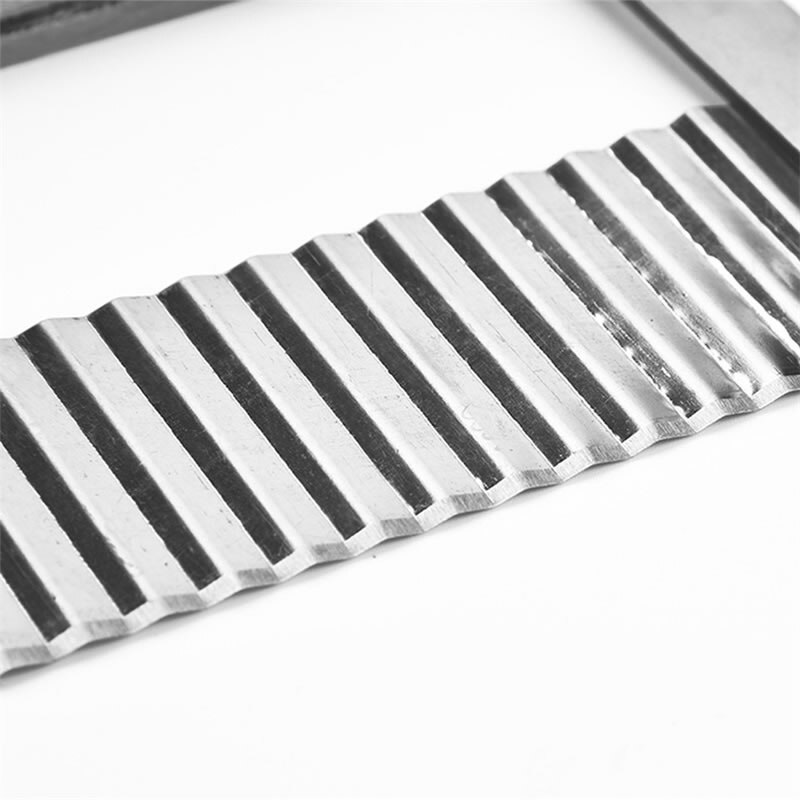 Wavy Potato Cutter Chips Stainless Steel Wrinkled French Fries Fry Slicer Chopper Fruit Vegetable Tools Kitchen Gadgets