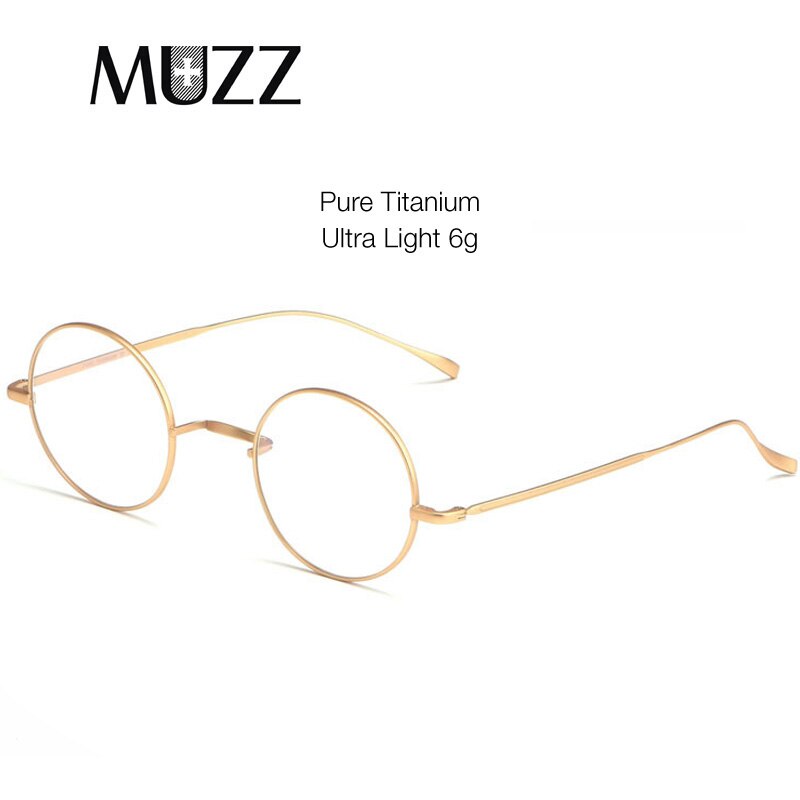 Lunettes rondes en titane pur pour hommes et femmes, rétro japon, myopie, Prescription optique, montures ultralégères, petites lunettes Oculos