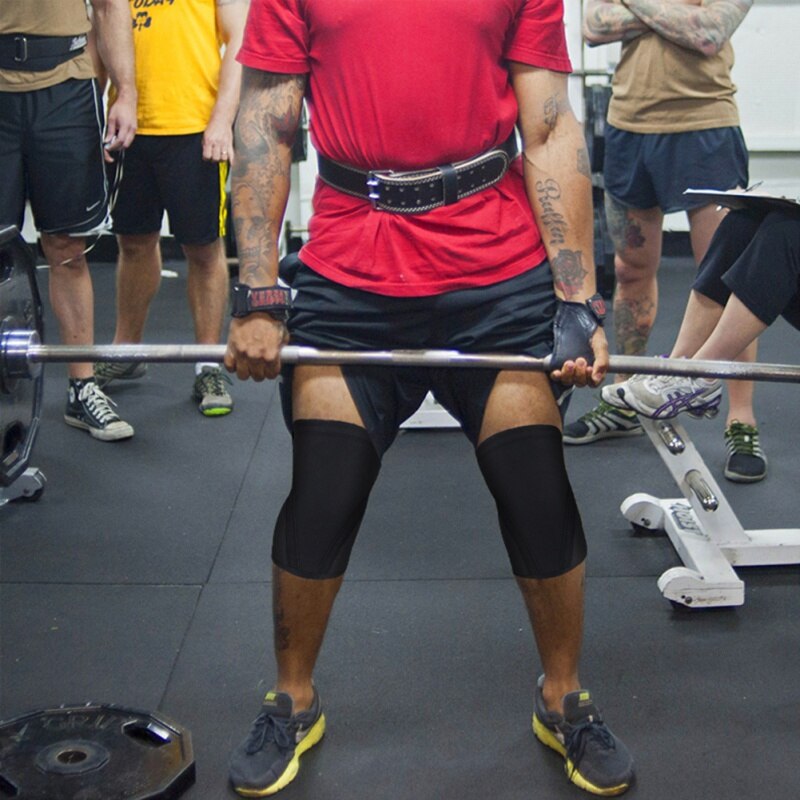 Genouillères en néoprène pour haltérophilie, Support épais de 7mm