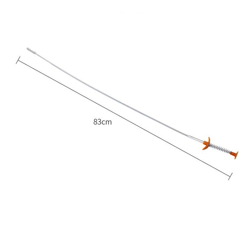 Keuken Gadgets Sink Lente Pijp Baggeren Gereedschappen Afvoer Slang Ontstopper Riool Cleaning Tools Pipe Cleaner Voor Keuken Benodigdheden: 83cm