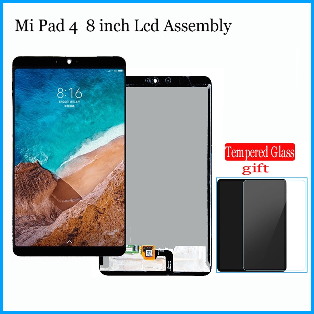 8&quot; inch For Xiaomi Mi Pad 4 MiPad4 Mipad 4 MIUI LCD Display + Touch Screen Digitizer Full Assembly Tablet M1806D9E M1806D9W