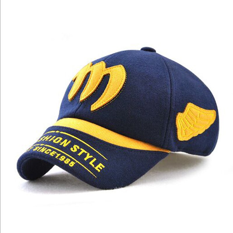 Xeongkvi koreansk høst vinter låve baseball caps merke broderi bokstaver m ørebeskyttelse bomull luer til gutt og jente