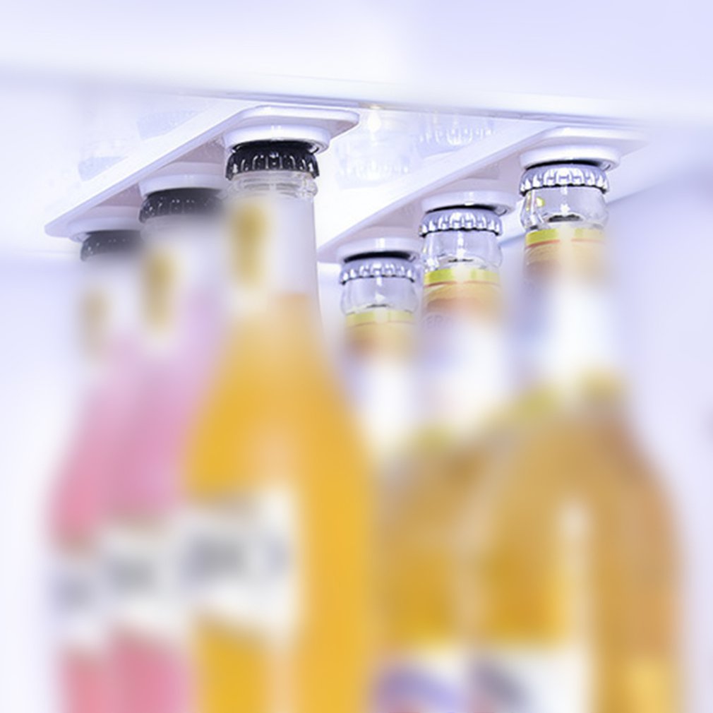 Portable Refrigerator bottle sucker beer bottle magnet hook wine bottle suspension rod bottle sucker