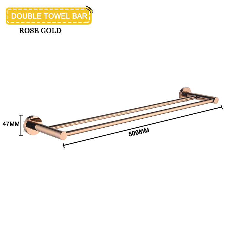 Rose Gold Wall Mounted Bathrobe Hook Paper Towel Holder Towel Ring Towel Rack Cup Holder Toilet Brush Bathroom Accessories: light green