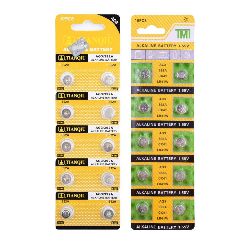 Posthuman batterijen knoopcel munt  ag0 ag1 ag2 ag3 ag5 pro horloge batterij 1.55v ag4 ag4 377a 377 lr626 sr626sw sr66 lr66: Ag3