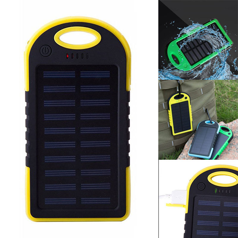 Solar- Handy, Mobiltelefon Energie Bank Verschachtelung Tragbare Handy, Mobiltelefon Energie Kasten mit 2 USB Hafen UND