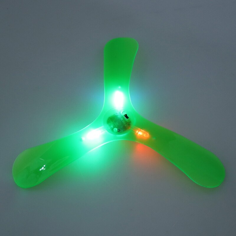 Boomerang Luminous Flying Toys Outdoor Park Saucer Funny Game Children Sports