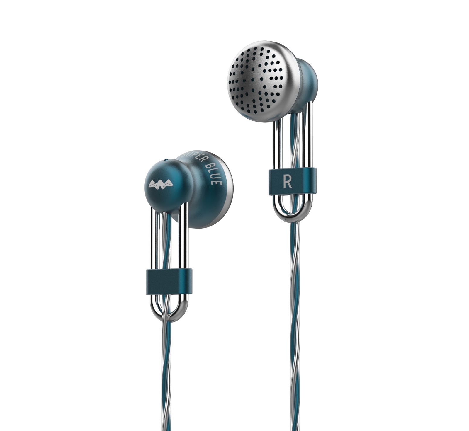 Ultra Blue In-Ear Headphones Comfortable to wear firm high sound labyrinth acoustic structure Wired open hifi music