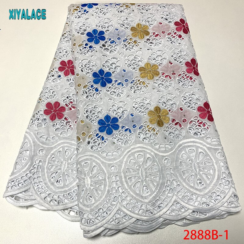 African Lace Fabric African Lace Fabric With stones French Lace Fabric For Black Women YA2888B-1