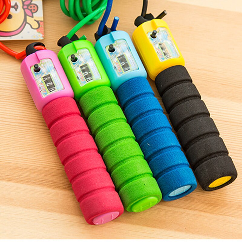 Jump Skip Ropes Sports Fitness Crossfit Adjustable Fast Speed Counting Jump Skipping Rope