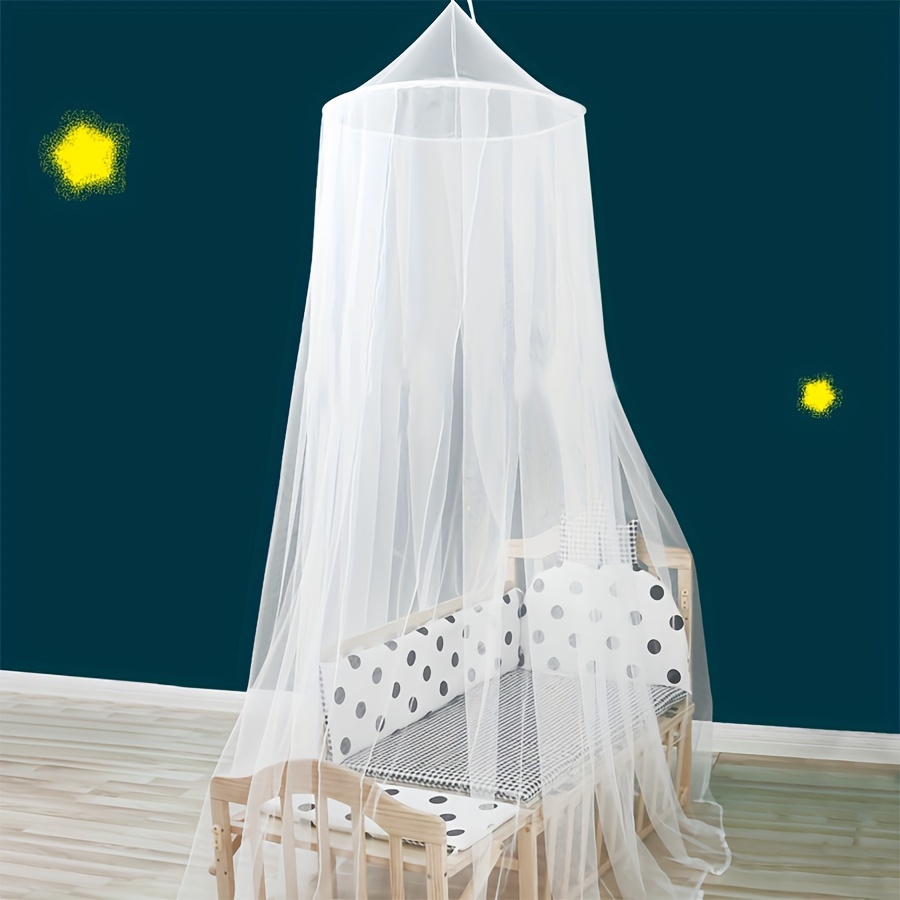 1pc Foldable Bed Net with Hanging Hook, Soft Mosquito Net with Canopy, Room Decoration Mesh Net