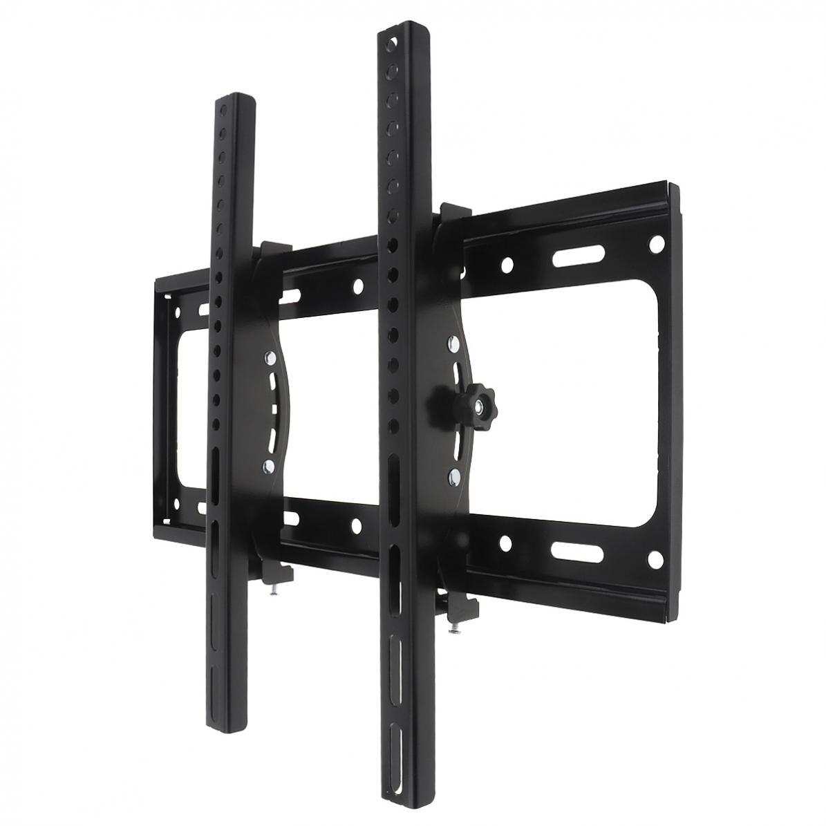 50KG Adjustable TV Wall Mount Bracket Flat Panel TV Frame 15 Degrees Tilt with Level for 26 - 52 Inch LCD LED Monitor Flat Pan