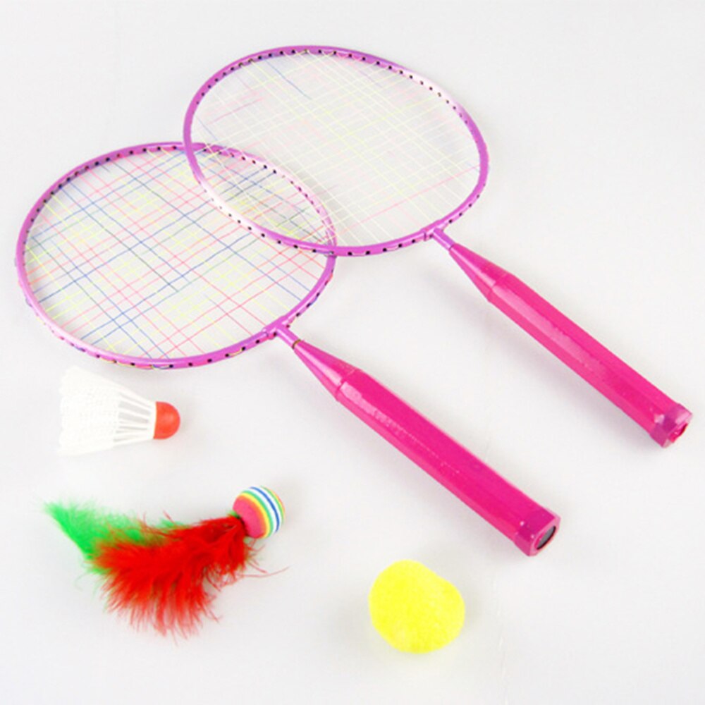 1 sæt tennis pædagogisk sport ketcher forældre-barn badminton spil legetøj til børn udendørs børn piger drenge