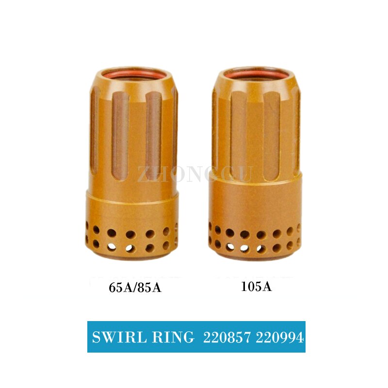 220857 220994 Swirl Ring 2 Pieces Per Lot Plasma Cutting Consumable suitable for 65A 85A 105A Cutter
