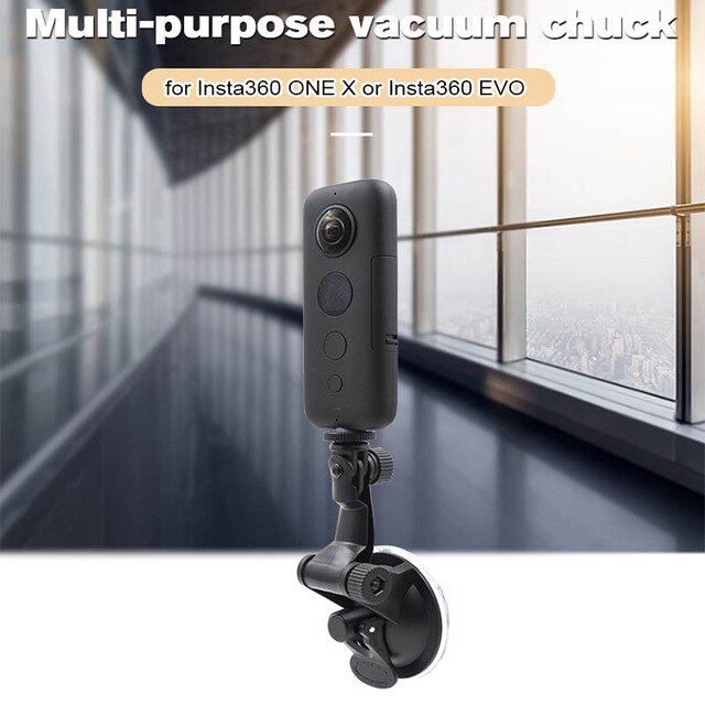 Voiture monture pour support pour insta360 one X evo Voiture Ventouse Porte-Trépied Accessoires 360 Vidéo Caméra Accessoires Kits
