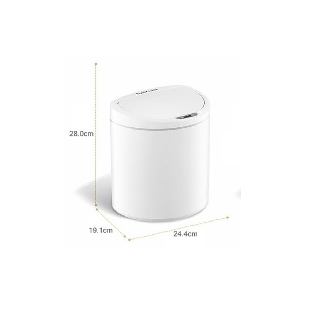 Xiaomi mijia ninestars intelligent sensor søppelbøtte 8/10l kapasitet on-key kontroll justerbar avstand energieffektiv søppelbøtte: 8l