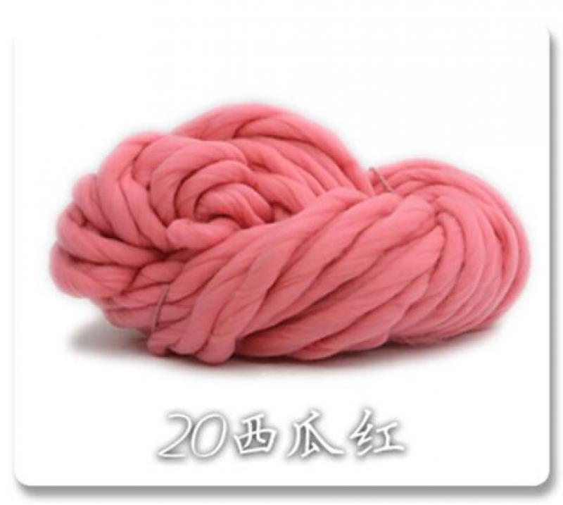 Super Chunky Merino Wool Yarn Giant Wool Extreme Knitting Arm Knitting Super Bulky Chunky Yarn for Hand knitting Polyester 500g