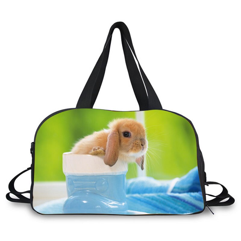 3D Huisdier Katten En Honden Print Mode Grote Capaciteit Dames Bagage Tas Reistas Print Reisbagage Tas Toevallige tas