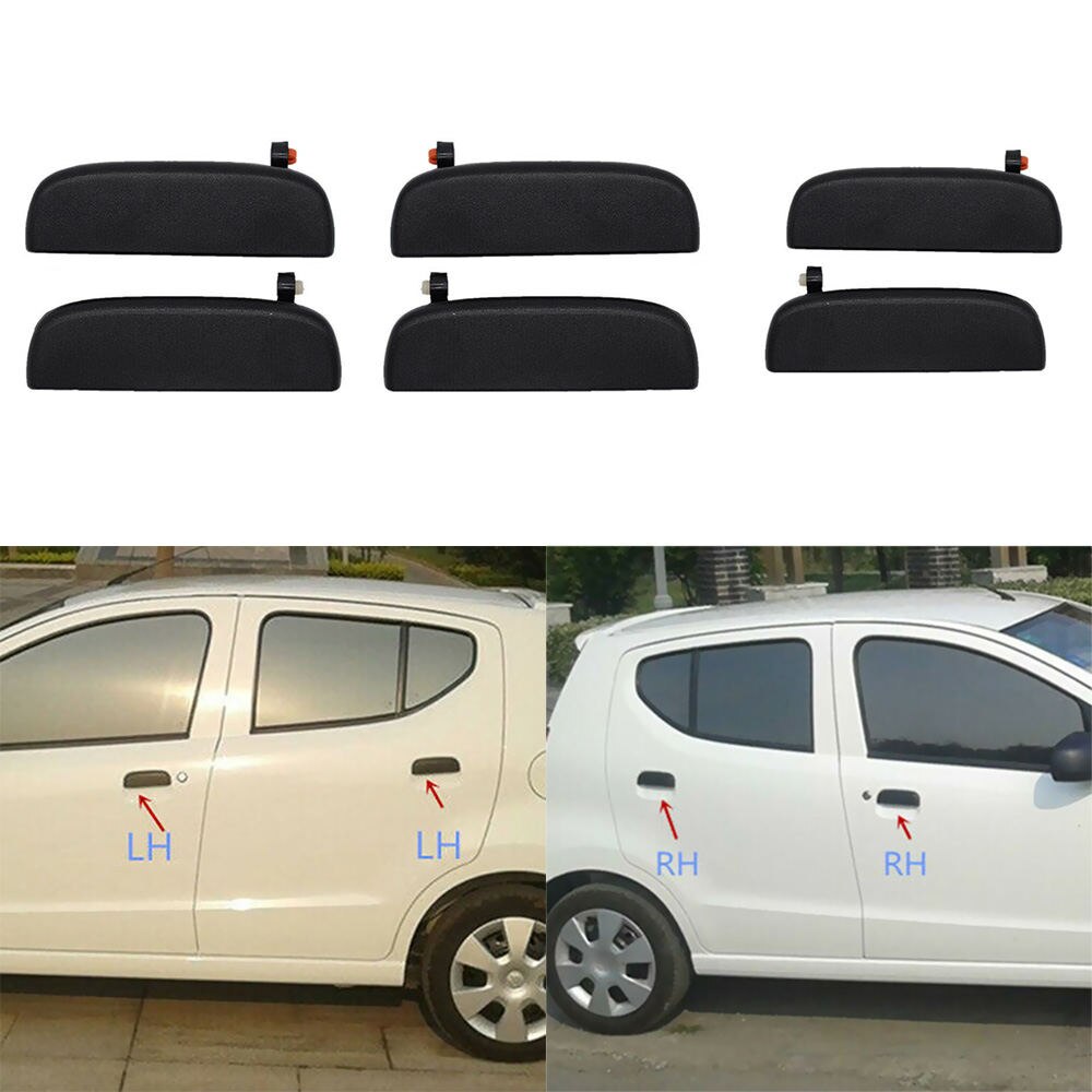 Voor Suzuki Alto Zwarte Auto Voor En Achter Buitenste Deurklink Buiten Deurknop