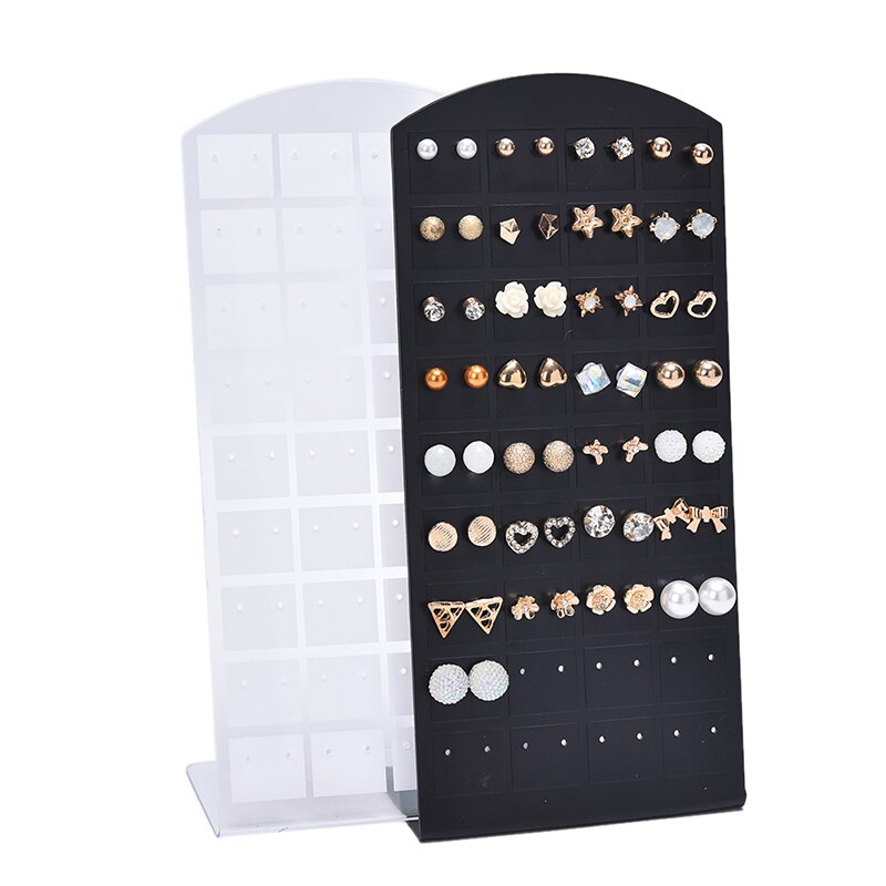 1PC Jewelry Earring Ear Studs Organizer Stand Holder Show Display Rack Showcase