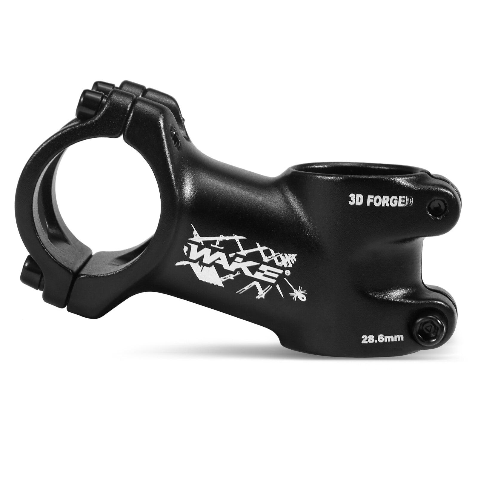 WAKE-vástago de bicicleta de montaña ultraligero, potencia de 25 grados, 31,8mm, 70/80/90/100/110mm, piezas de aluminio para bicicleta de carretera: 17 degrees  70mm