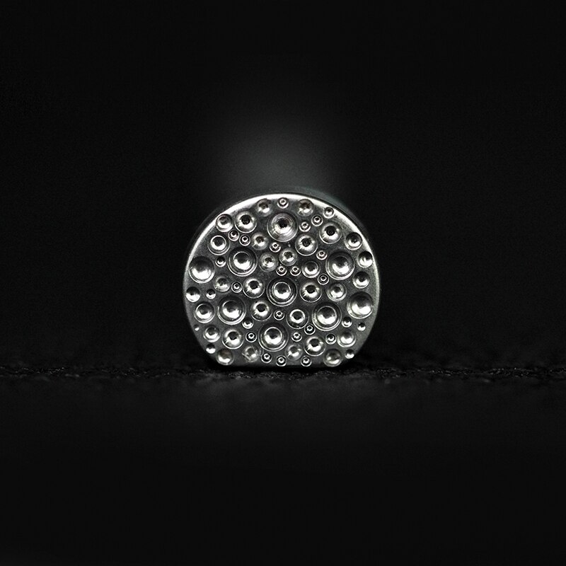 Graveren Afdrukken Tool Diy Handgemaakte Lederen Plantaardige Looien Rvs Parel Vis Patroon