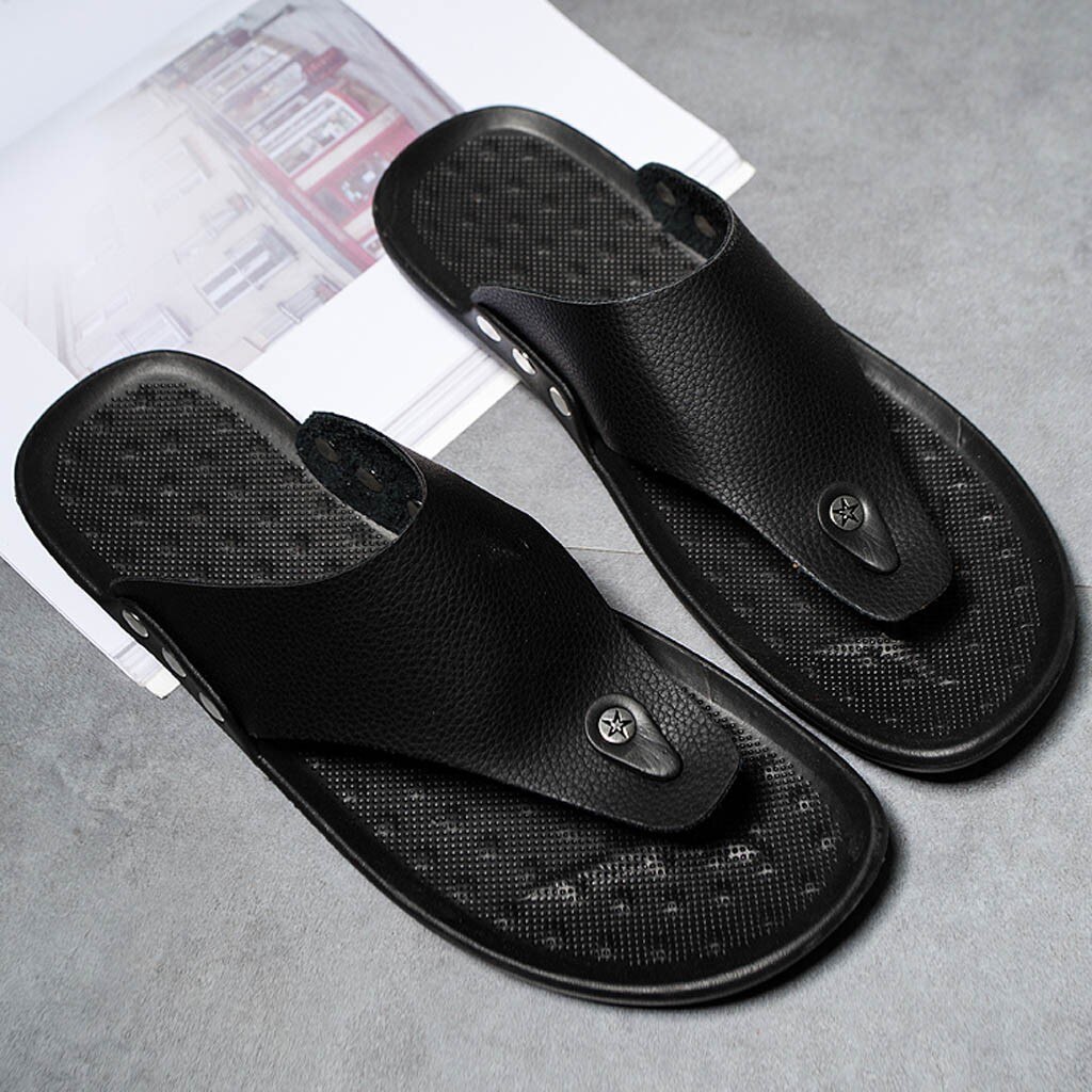 Sandalen Mannen Zomer Rome Flip Flop Casual Thuis Strand Wandelen Slipper Comfortabele T-Strap Open Teen Slipper #1225