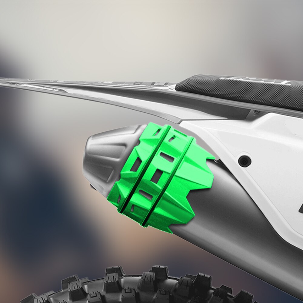 Motorcycle Exhaust Muffler Silencer Protector Guard For Kawasaki KX250F KX450F KLX250 KXL150 KLX140 D-TRACKER 125 KXF250 450