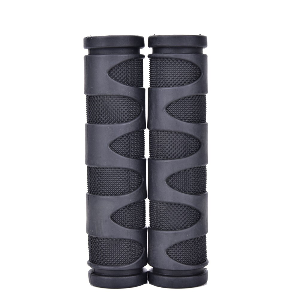 2Pcs/Set BMX MTB Bicycle Rubber Grips Cycling Mountain Bicycle Scooter Bike Handle Bar Rubber Soft End Grip