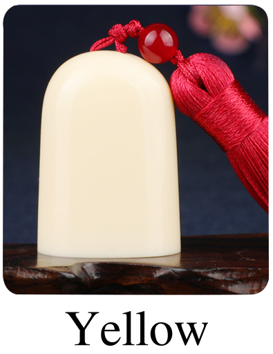 Chinese traditional Stamp Seal Of Painting Calligraphy Resin Casual Name Seal Seal Cuting Art supplies set: YELLOW