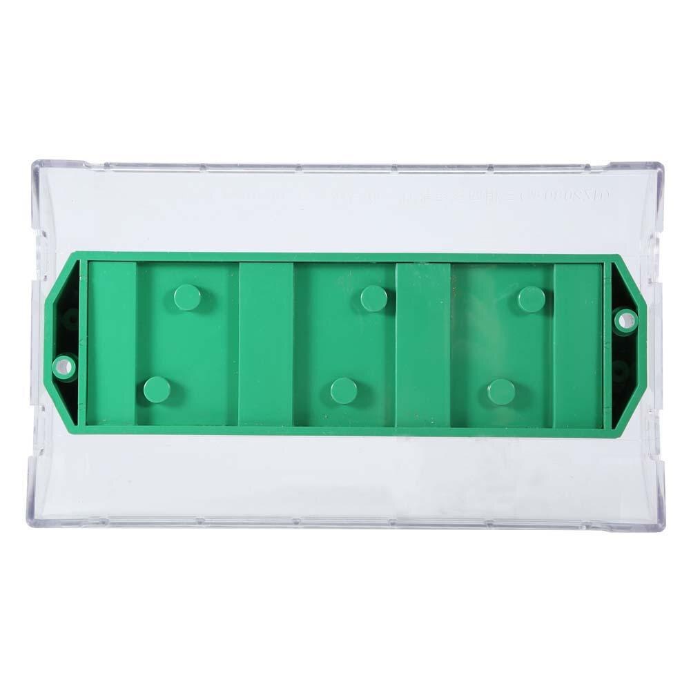 QFJ6/2080-4 Three Phase Wires Household Meter Terminal Row Electrical Enclosure Junction Box with Electric Cover