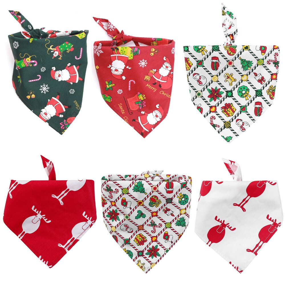 Écharpe de noël pour chat, accessoire ajustable, taille ajustable, pour cou de chien, à la , décoration pour animaux de compagnie, mignon
