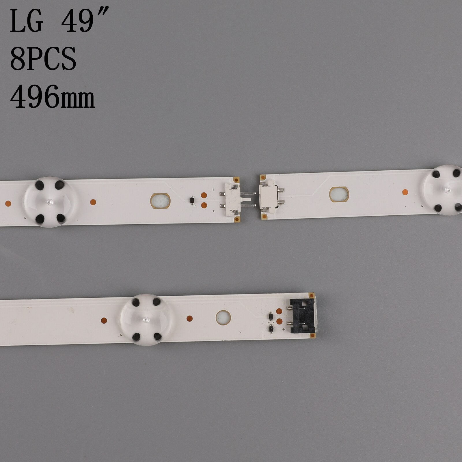 LED Backlight strip 8 Lamp For LG Innotek 17Y 49&quot;_FHD TV SSC_49INCH_FHD A B 49LH51_FHD_A 49LJ51/LJ57_FHD 49LH5100 NC490DUE-ABEX1