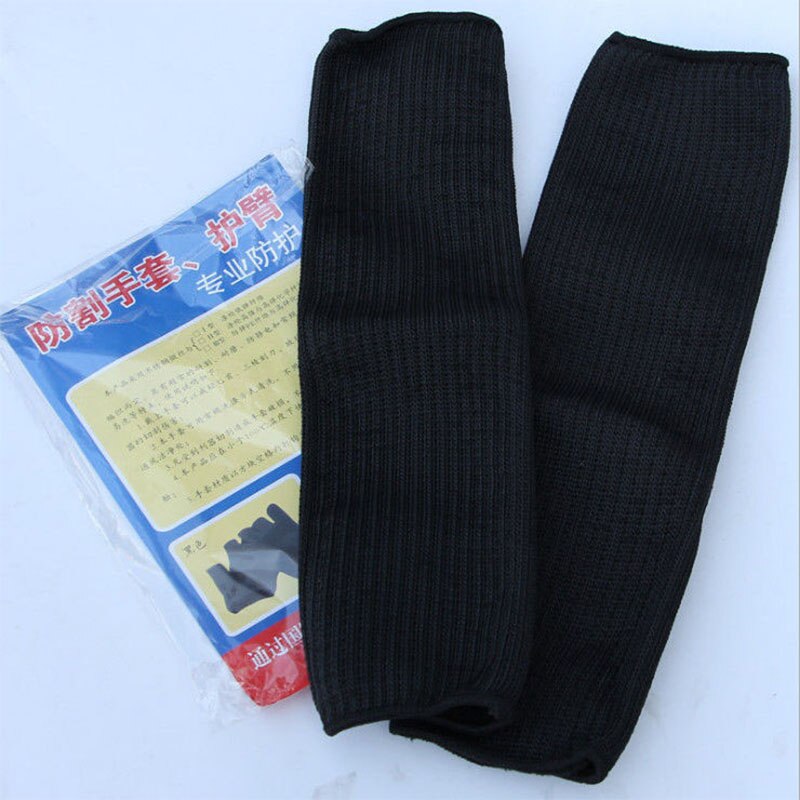 Outdoor Steel Wire Work Safety Cut Proof Arm Sleeve Cut-Resistant Arm Sleeves Protector Anti-Cutting Armband For Working Safety