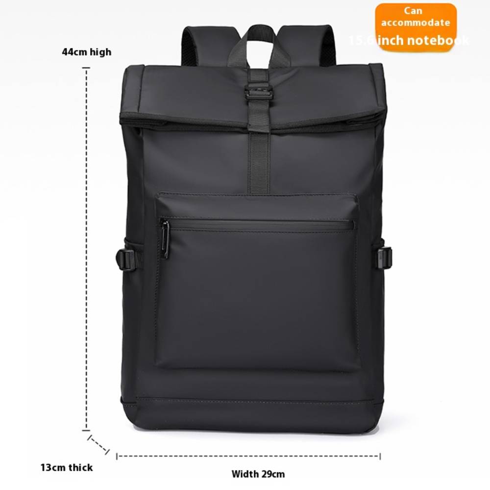 Mochilas masculinas de grande capacidade mochilas portáteis multifuncionais moda estudante mochila cor sólida saco prático