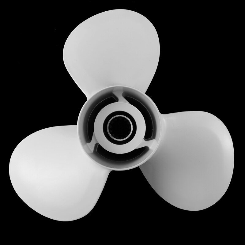 647-45943-00-EL Aluminum Boat Outboard Propeller With 9 inch Diameter 7 inch Pitch for Yamaha 8HP Pin Drive 3 Blades