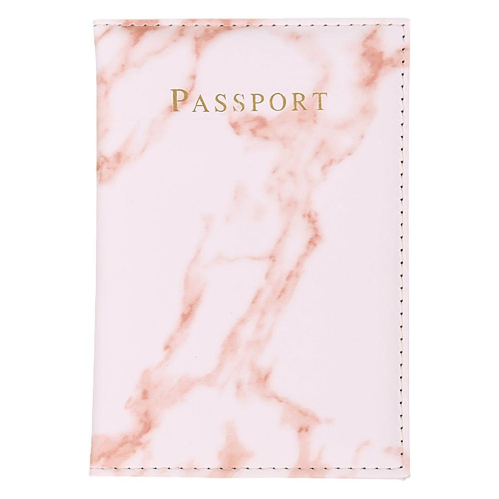 Funda de pasaporte de estilo de mármol colorido, funda de pasaporte de , funda porta pasaporte impermeable, funda de viaje: Color 4