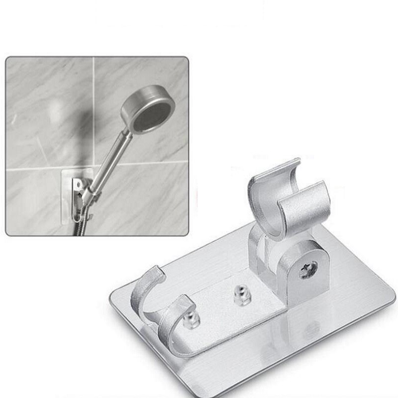 Punch-gratis Douchekop Handset Houder Badkamer Wall Mount Zuig Beugel