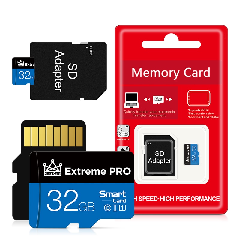 Micro Sd Card 4Gb/8Gb/16Gb/32Gb/64Gb/128Gb Micro Sd geheugenkaart Carte Memoire 32Gb C10 Mini Tf-kaart Gratis Sd Adapter