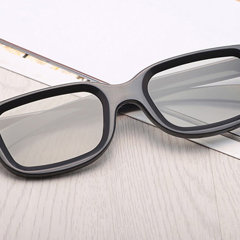 Universal- passiv kreisförmig 3D Polarisierte Film Gläser unisex ABS Rahmen Stereo Nicht Blitz für 3D TV Kinos Gläser Nur Fernglas