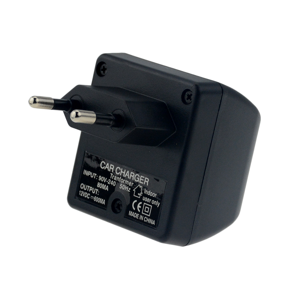 1 PC 600MA EU Plug Car Charger AC Adapter Voeding Converter 220 V naar DC 12 V