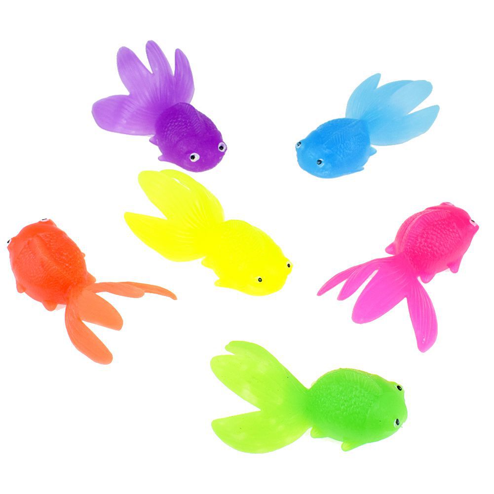 10Stck Mini Nette Goldfisch Kapsel Kleine Spielzeug Viel Pvc Spielzeug Tiere Interessant Günstige Zeug Neuheit Einzelteile