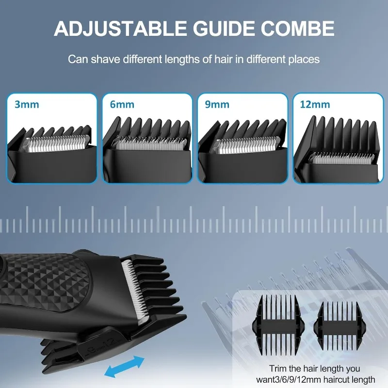 Body Hair Trimmer Heren - Oplaadbare Ball Shaver Groomer - Vervangbare Keramische Meskop - Waterdicht