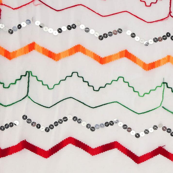 Forår sommer indien sarees kvinde etniske stilarter broderi tørklæde dupattas smuk farve behageligt sjal